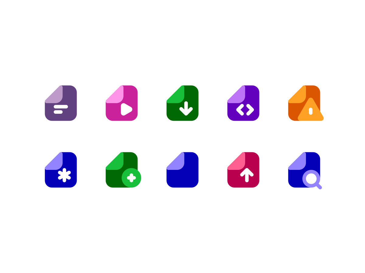 Document Icon art artwork design designer document figma file file icon icon iconography logo paper paper icon symbol ui uiux user interface vector