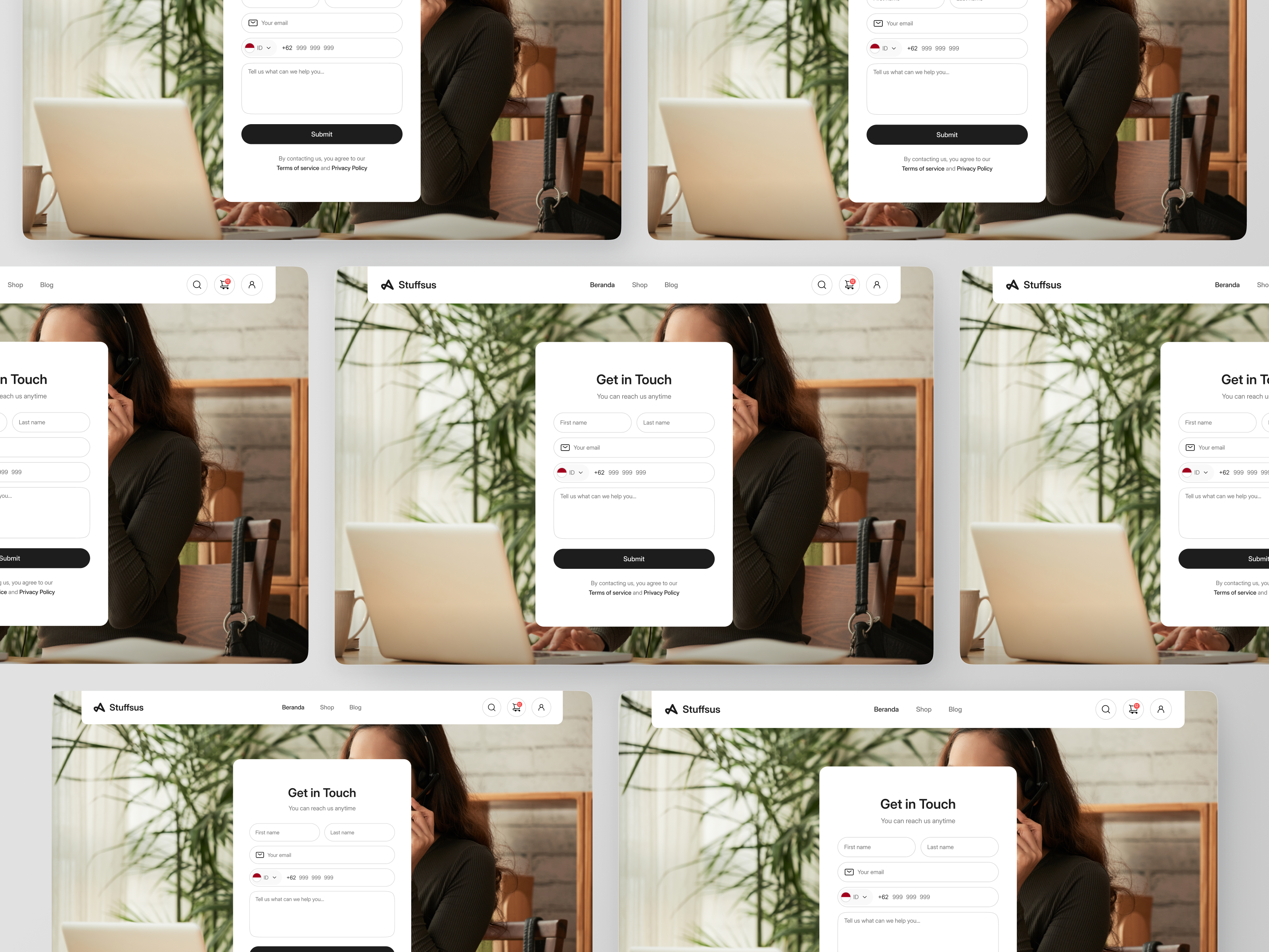 Stuffsus - Contact us clean contact contact form contact us contact us page customer service design e commerce ecommerce engagement form input fields landing page marketing page ui ux web web design website design