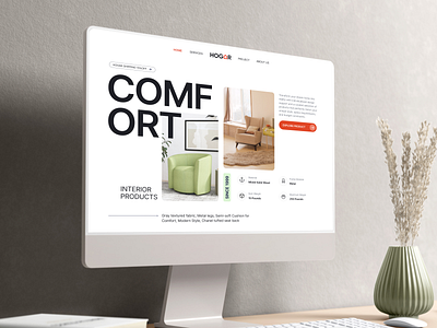 Hogar - Furniture Landing Page amazon decor elementor furniture home interior landing page shopify sofa template theme ui webflow website wordpress