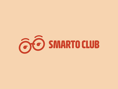 Smarto Club Logo Concept brand branding cream design developer eyes game graphic graphic design icon identity illustrated illustration logo red symbol vector videogame visual visual identity