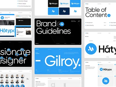 Hatypo Studio Brand Guidelines brand brand guide brand guidelines branding branding design guidelines hatypo branding hatypo studio identity logo design new logo rebrand rebranding studio visual visual identity