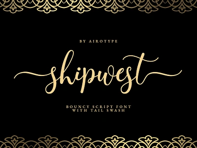 Shipwest - Tail Swash Script Font bouncy font calligraphy calligraphy font cursive font design font fonts handwriting handwritten font illustration lettering modern font script script font swash font tail font thin font typeface typography wedding font