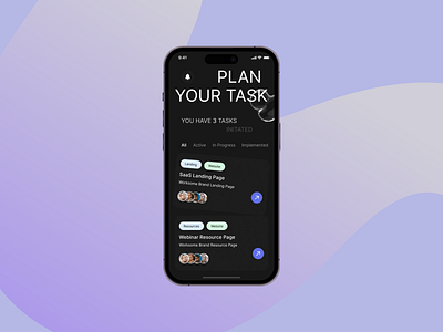 Task Management App app app design appplication best shot colors design mobile organize task task management to do list ui ux