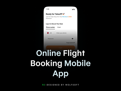Login Experience for Guest - Flight booking app android app booking create account experience flight flutter login mobile app onboarding redesign saas signin signup ui uiux design ux web