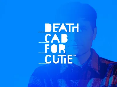 Death Cab For Cutie Logo Type brand branding death cab for cutie design graphic design illustration logo merch music design t shirt tee shirts tees typography ui ux vector vinyl virgin records
