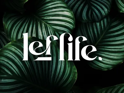 Leflife Logo Design brand and identity branding design grahic design graphic design graphics illustration logo logodesign techuptodate typography ui vector wordmark logo