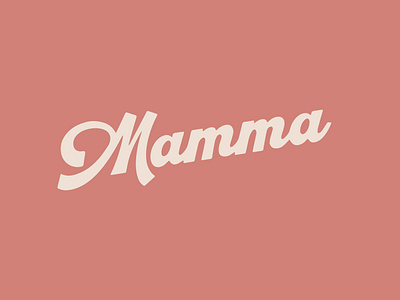 Mamma Catering australia brand brand design branding catering color colour design food food truck graphic design italian logo logo design mamma mediterranean pizza salumi studio typography