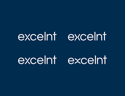 Excelnt - Wordmark Exploration abstract ai ai logo letter letter x letters logo modern wordmark wordmark logo x