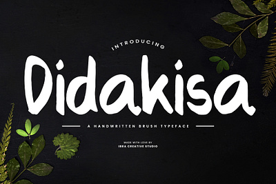 Didakisa – A Handwritten Brush Typeface monoline brush