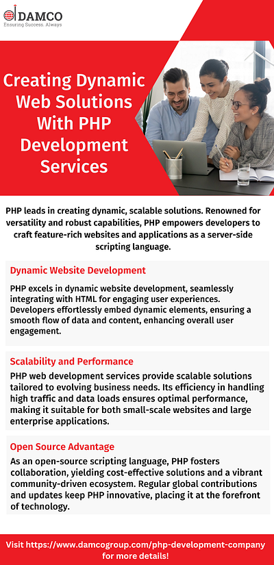 Creating Dynamic Web Solutions With PHP Development Services php development services php development company