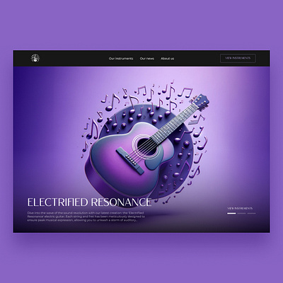 Musical instruments ai graphic design guitar mockup motion graphics music musical instruments ui