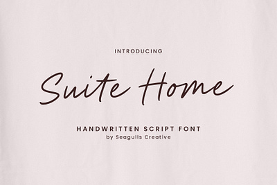 Suite Home Font font handwritten handwritten font lettering script script font signature signature font stylish signature