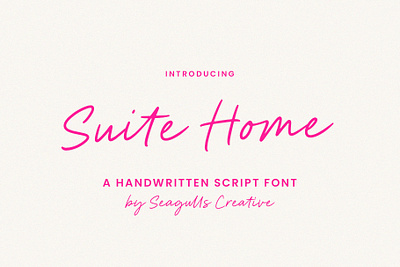 Suite Home Font font handwritten handwritten font lettering script script font signature signature font stylish signature