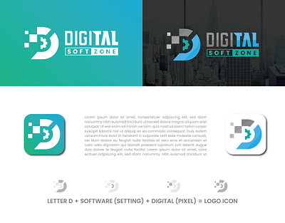 DIGITAL SOFT ZONE (Logo Design) 3d 3d logo best logo brand identity brandidentity branding creative logo design flat logo graphic design logo logo design logo designer logobranding logodesign logodesigner logos logotype minimalist logo unique logo