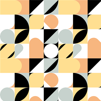 Geometric Pattern adobeillustrator geometricforms orange pattern vector vectorgraphics yellow векторнаяиллюстрация геометрическиеформы паттерн