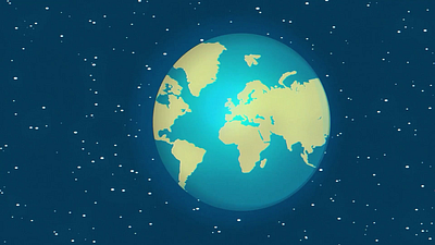 Rotation of the Earth Animation