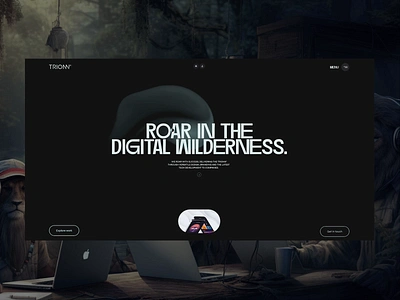 TRIONN® - New Website Launch agency animation business company dark designer development interaction love modern motion next.js portfolio product design smoothscroll technology ui userinterface webgl website