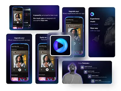 Music Ads Banner promotion design ads banner design freelance music promotion ui ux