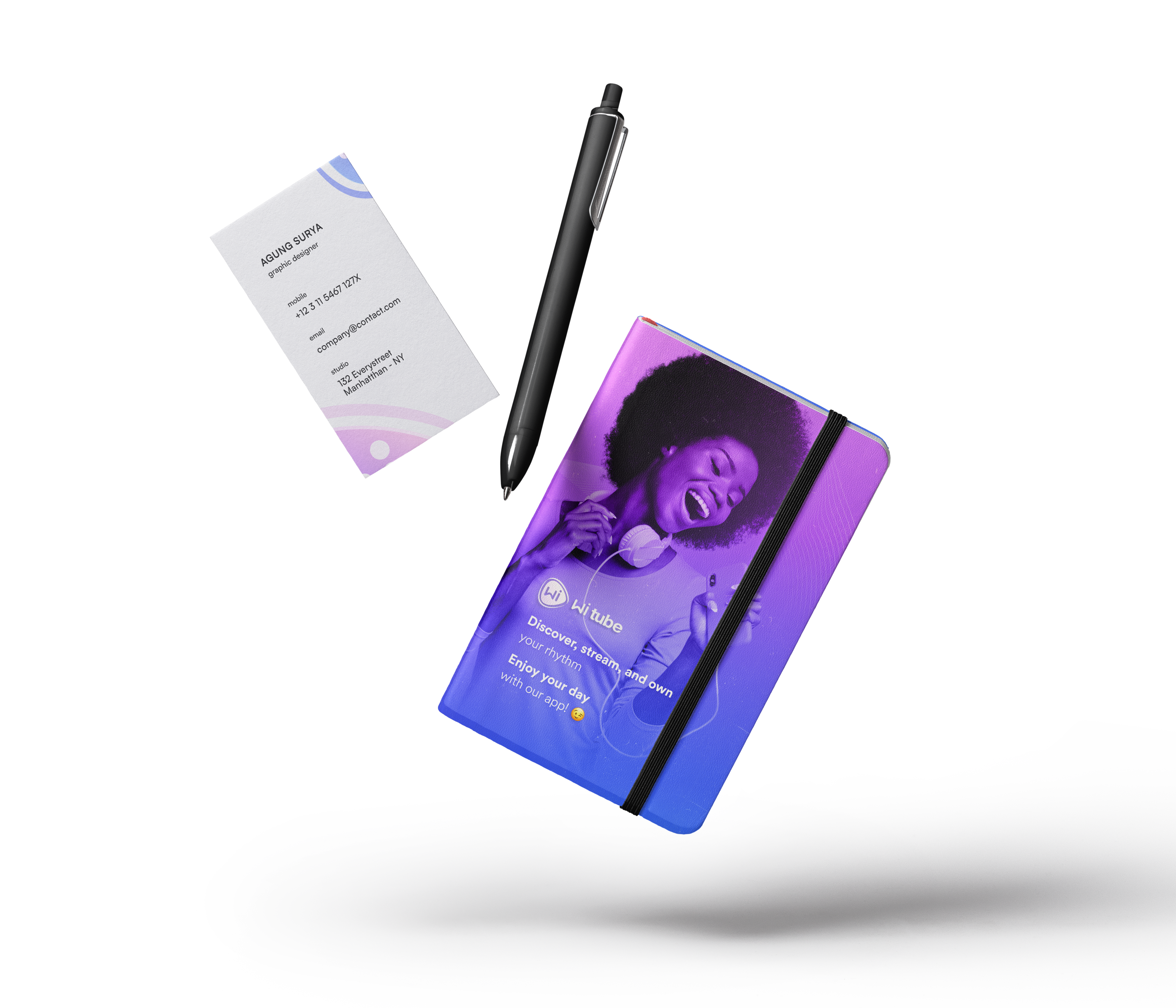 Wi tube Music Logo Branding branding design freelance logo music streaming ui ux