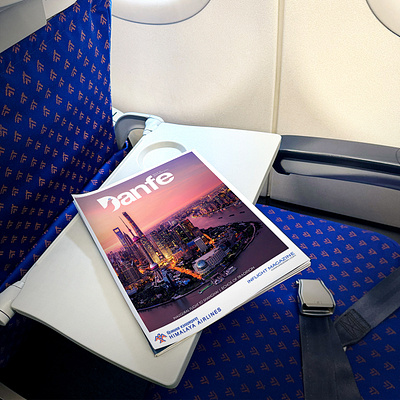 Danfe Inflight Magazine Issue 17 branding indesign layout magazine