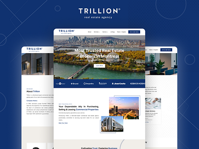 TRILLION Real Estate Agency Website