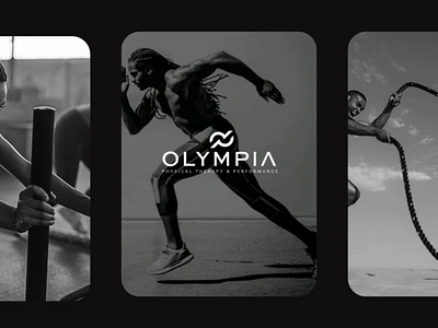 Olympia PT and Performance branding fitness graphic design logo