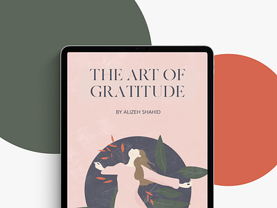 The Art of Gratitude ebook graphic design illustration publishing design