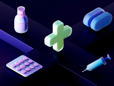 3d Web Pharma Icons Visual 3d abstract 3d designer 3d icons 3d illustration 3d web icon illustration design designer illustration india lalit medical pharma pills product ui ui designer visual designer web web illustration website designer