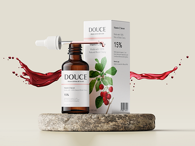 Douce branding graphic design packaging design skincare