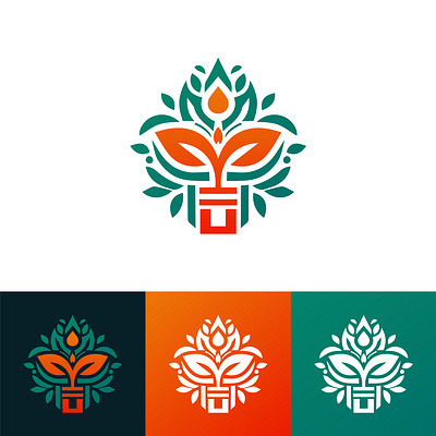 Plant Logo design and icon app design app icon app logo branding graphic design logo
