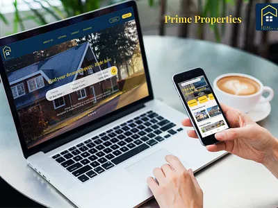 Real Estate responsive web app branding graphic design illustration logo ui visual