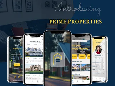 Prime Properties- Real Estate Web App branding design graphic design illustration logo typography ui ux visua
