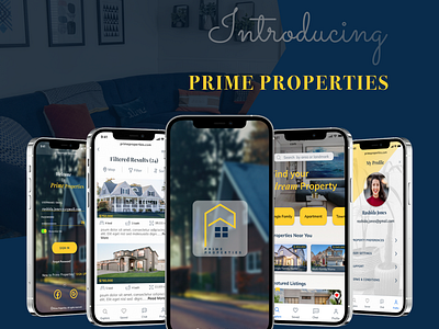 Prime Properties- Real Estate Web App branding design graphic design illustration logo typography ui ux visua