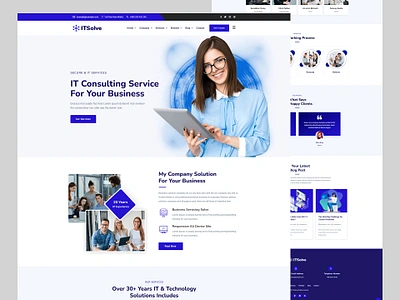 IT Consulting Service WordPress Theme best design branding business clean design company design finance graphic design illustration it consulting it service marketing agency softwaare company template theme top design ui website wordpress wordpress theme