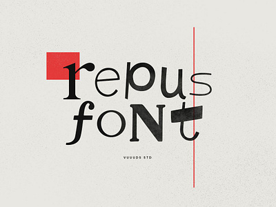 Repus Font branding classic display instagram modern playful font poster quote rebel repus font