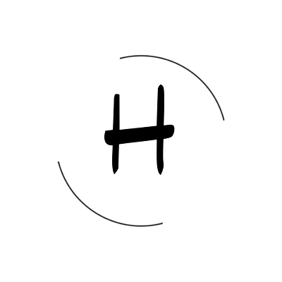 Letter H branding graphic design logo