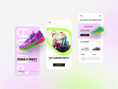 App Design. Puma app design puma sport ui ux web website