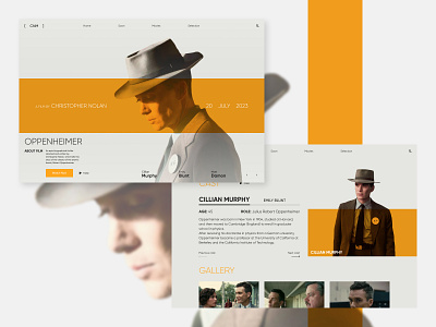 Website Design. Movies cinema design film movies ui ux web website