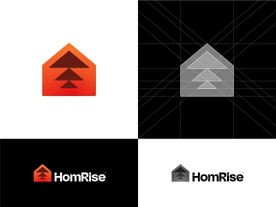 Real Estate logo abstract branding building city commercial design ecommerce finance financial fintech growth home house logo logo designer modern property real estate real estate logo rise