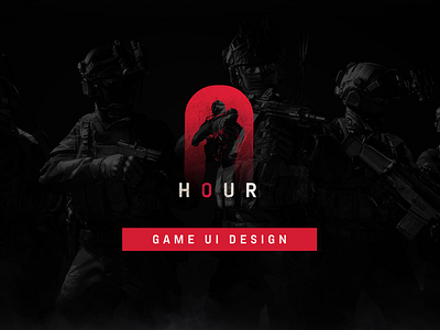 Zero Hour game ui game uiux design graphic design multiplayer game shooting game tactical shooter game ui zero hour