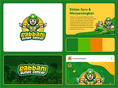 Rabbani Sunat Center Brand Identity branddesign brandidentity branding graphic design kids logo logodesign vector