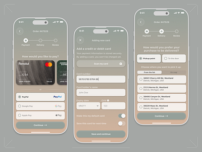 E-commerce Checkout Concept amazon asos checkout e commerce ebay ecommerce etsy fintech forms ios marketplace mobile money online shopping pastel payments ui ux walmart zalando