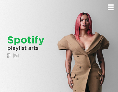Spotify Playlist Arts branding concept art digital design graphic design music