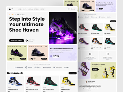 E-commerce Shoes Landing Page e commerce designer e commerce landing page e commerce shoes e commerce website elementor e commerce website nike e shop nike shoes landing page nike website design shoes landing page shoes website design ui shoes webtemplate shopify designer shopify e commerce website shopify e online shop shopify shoes website ui designer ux designer web designer webflow e commerce wix landing page