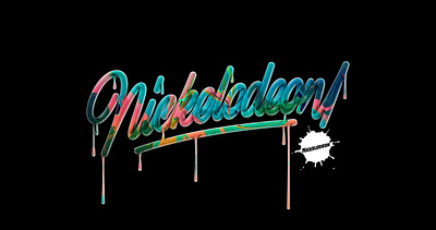 R/B : Nickelodeon adverstising design graphic illustration lettering logo nickelodeon pub tv type typography vector