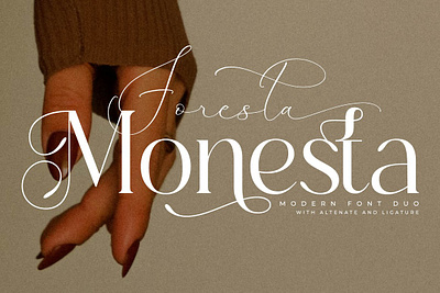 Foresta Monesta Font Duo app branding design graphic design illustration logo typography ui ux vector