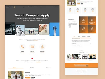 JustCompare - Financial Comparison Website
