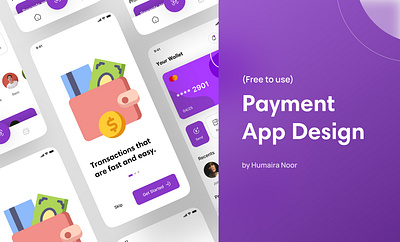Payment App UI Design in Figma adobe xd app redesign figma figma design graphic design payment app ui ui ui ux uiux wallet app