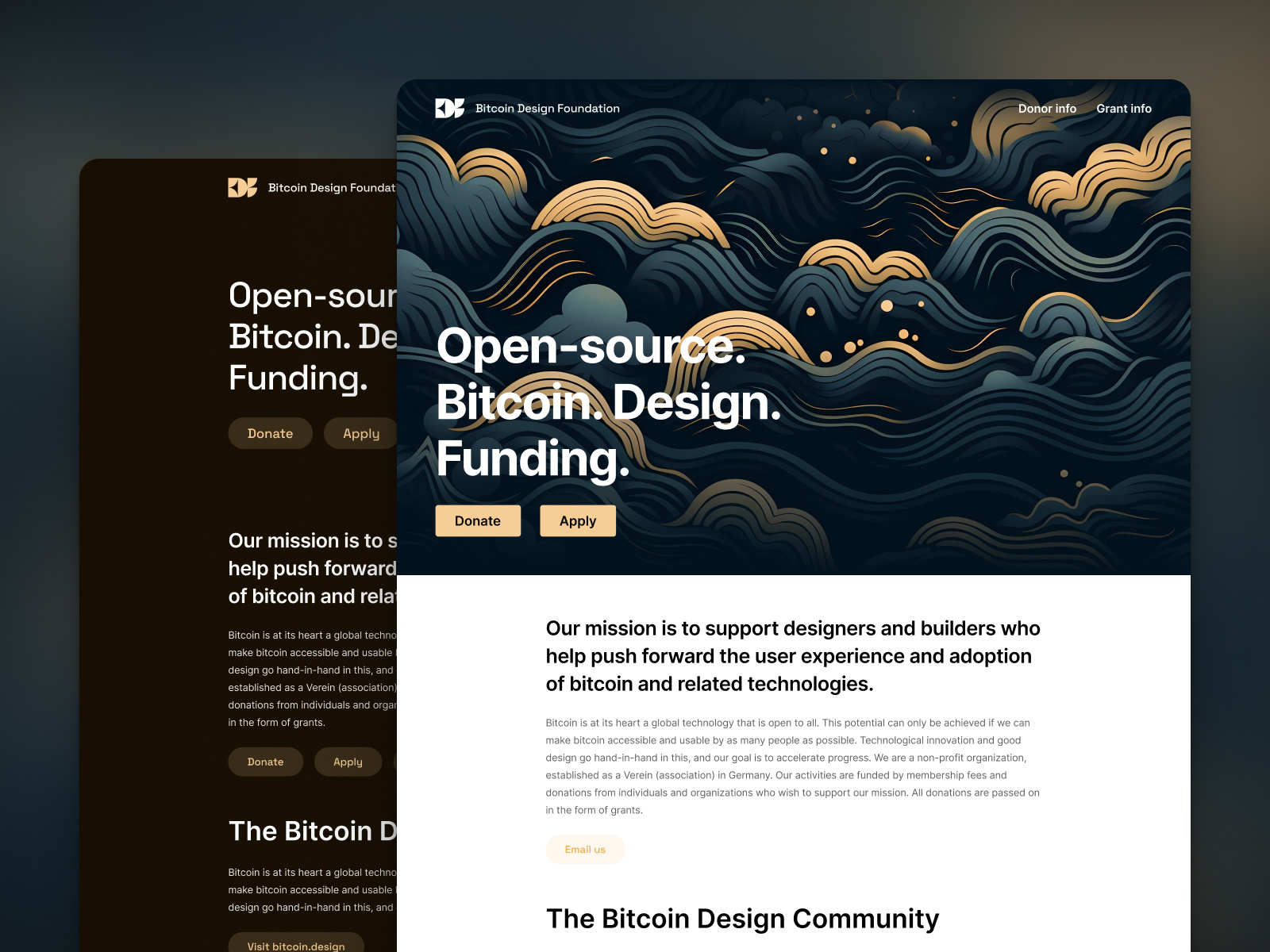 Bitcoin Design Foundation by Christoph Ono on Dribbble