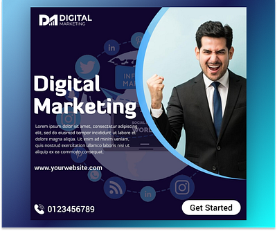 Digital Marketing graphic design
